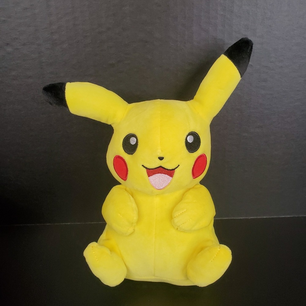 Pokemon Pikachu Plush Character 9" Stuffed Toy 2020 Wicked Cool Toys